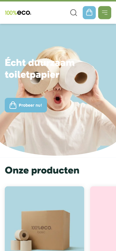 Schermafbeelding website