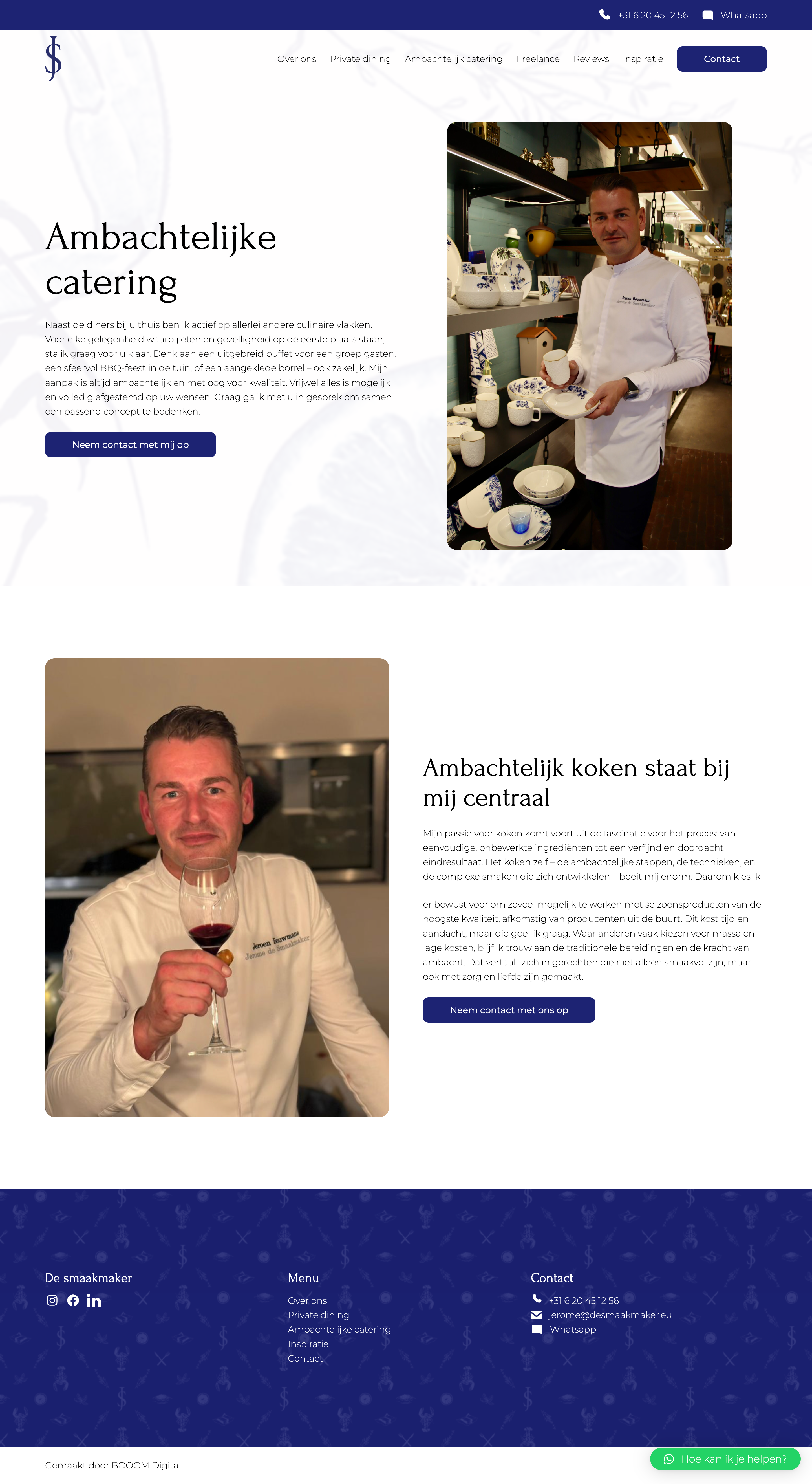 screencapture ambachtelijke catering